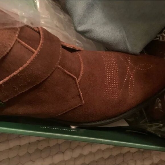 Anthropologie Brown Suede Boots - Picture 10 of 11